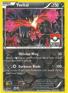 Yveltal | 65/114 (Pokemon League) | 065/114 | Reverse Holofoil | League & Championship Cards
