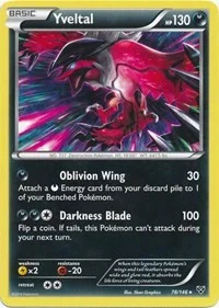 Yveltal | 78/146 (Cracked Ice Holo) | 078/146 | Holofoil | Deck Exclusives