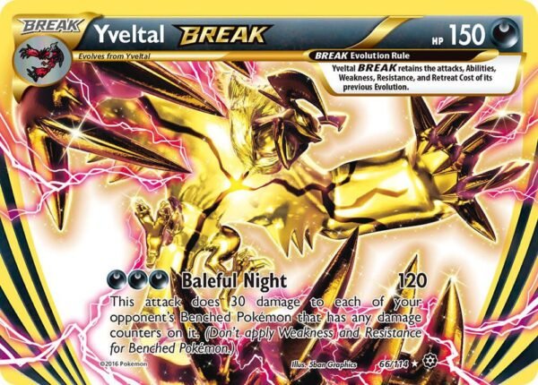 Yveltal BREAK 66/114 Holofoil XY – Steam Siege Yveltal BREAK 66/114 Holofoil XY – Steam Siege