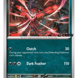 Yveltal (EB Games) 088/132 Holofoil Miscellaneous Cards & Products