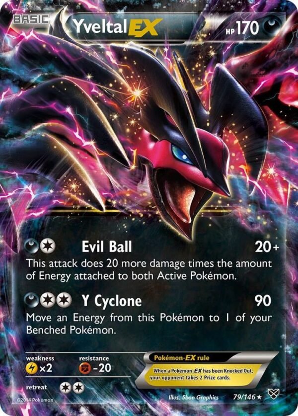 Yveltal EX 79/146 Holofoil XY Base Set