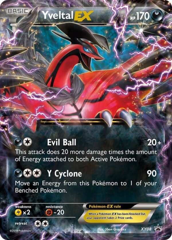 Yveltal EX XY08 Holofoil XY Promos Yveltal EX XY08 Holofoil XY Promos