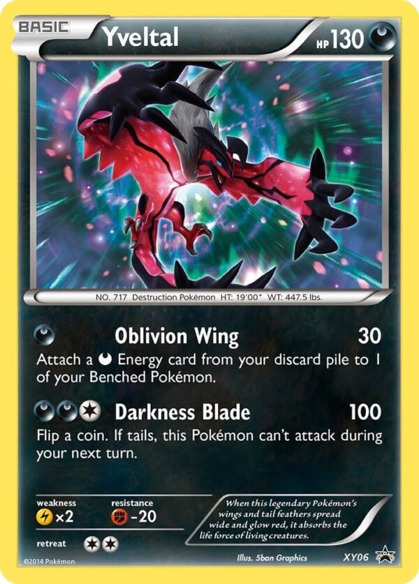 Yveltal XY06 Holofoil XY Promos Yveltal XY06 Holofoil XY Promos