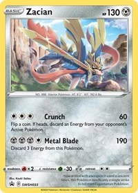 Zacian | SWSH033 | Holofoil | SWSH: Sword & Shield Promo Cards