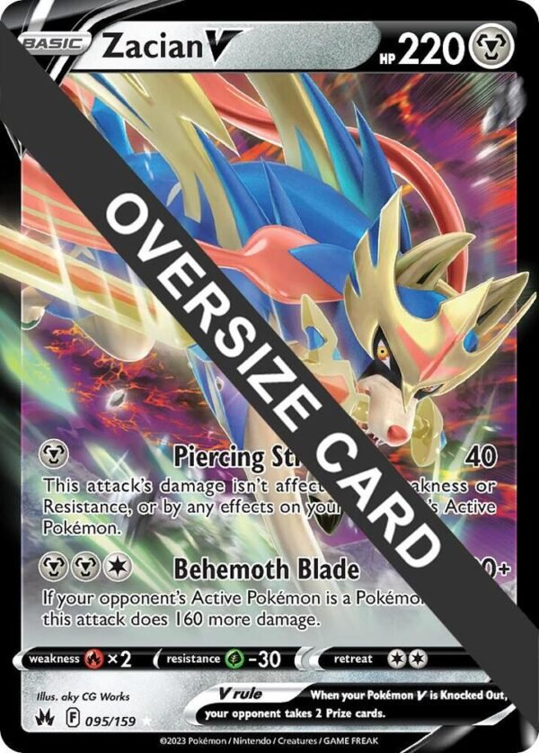 Zacian V 095/159 Holofoil Jumbo Cards