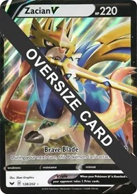 Zacian V | 138/202 | Holofoil | Jumbo Cards