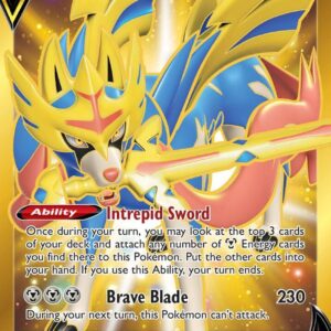 Zacian V (Secret) 211/202 Holofoil SWSH01: Sword & Shield Base Set Zacian V (Secret) 211/202 Holofoil SWSH01: Sword & Shield Base Set