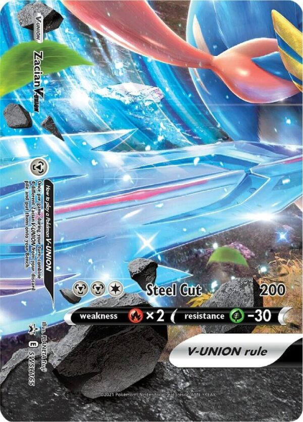 Zacian V-UNION SWSH165 Holofoil SWSH: Sword & Shield Promo Cards