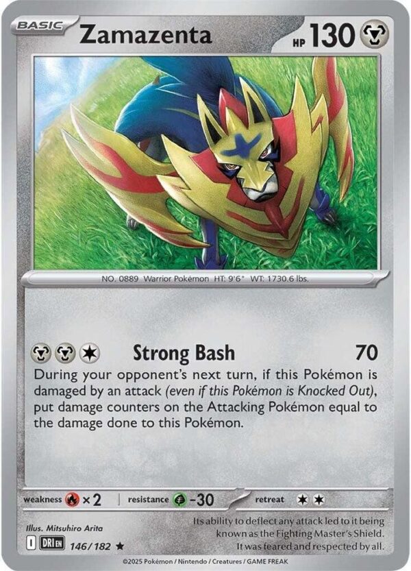 Zamazenta 146/182 Holofoil SV10: Destined Rivals Zamazenta 146/182 Holofoil SV10: Destined Rivals