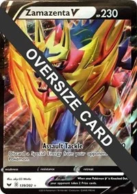 Zamazenta V | 139/202 | Holofoil | Jumbo Cards