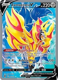 Zamazenta V (Full Art) | 163/172 | Holofoil | SWSH09: Brilliant Stars