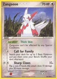 Zangoose | 25/108 | Normal | Power Keepers Zangoose | 25/108 | Normal | Power Keepers