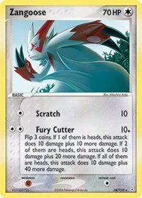 Zangoose | 34/110 | Reverse Holofoil | Holon Phantoms