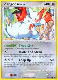 Zangoose | 66/127 | Normal | Platinum