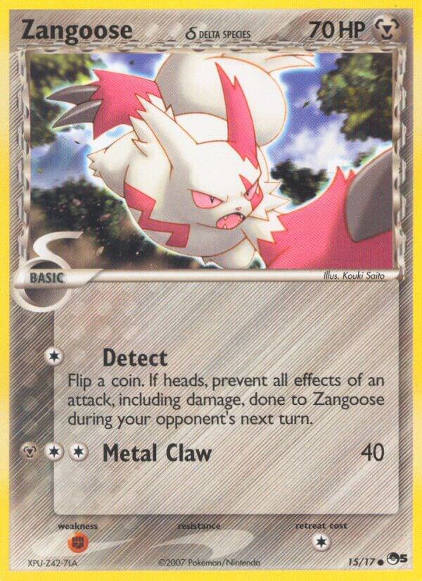 Zangoose (Delta Species) 015/017 Normal POP Series 5 Zangoose (Delta Species) 015/017 Normal POP Series 5