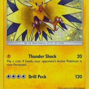 Zapdos 012/034 Holofoil Trading Card Game Classic