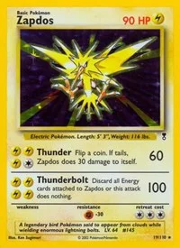 Zapdos | 019/110 | Reverse Holofoil | Legendary Collection