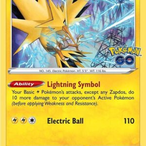 Zapdos 029/078 Reverse Holofoil Pokemon GO