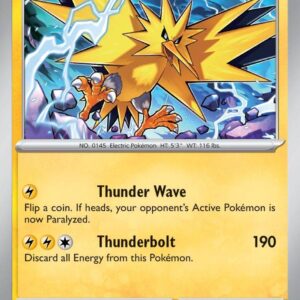 Zapdos 065/167 Holofoil SV06: Twilight Masquerade