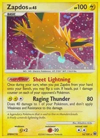 Zapdos | 14/100 | Reverse Holofoil | Majestic Dawn