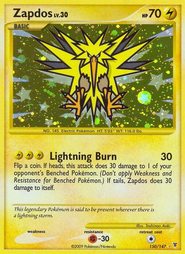 Zapdos (150) Holofoil Supreme Victors