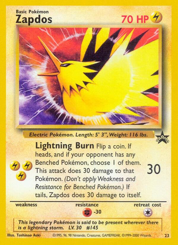 Zapdos 23/53 Normal WoTC Promo Zapdos 23/53 Normal WoTC Promo