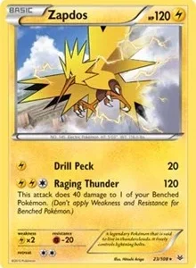 Zapdos | 23/108 (XY Roaring Skies) | 023/108 | Holofoil | Deck Exclusives