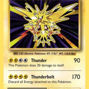 Zapdos 42/108 Reverse Holofoil XY – Evolutions