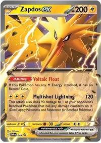 Zapdos ex | 049 | Holofoil | SV: Scarlet & Violet Promo Cards Zapdos ex | 049 | Holofoil | SV: Scarlet & Violet Promo Cards