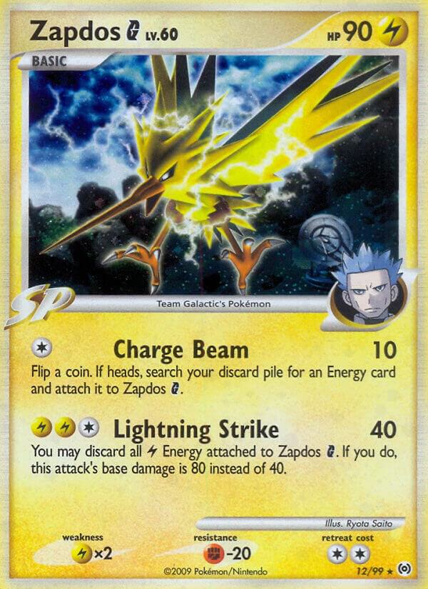 Zapdos G 12/99 Reverse Holofoil Arceus