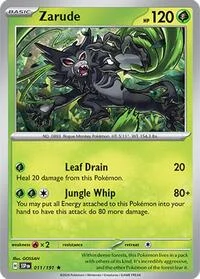 Zarude | 011/191 | Reverse Holofoil | SV08: Surging Sparks