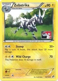 Zebstrika | 42/114 (League Promo) | 042/114 | Reverse Holofoil | League & Championship Cards