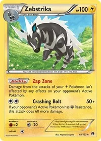 Zebstrika | 49/122 | Reverse Holofoil | XY - BREAKpoint