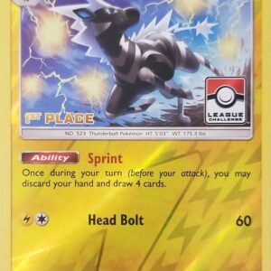 Zebstrika 82/214 (League Challenge) [1st Place] 082/214 Reverse Holofoil League & Championship Cards