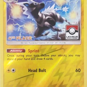 Zebstrika 82/214 (League Challenge) [4th Place] 082/214 Reverse Holofoil League & Championship Cards