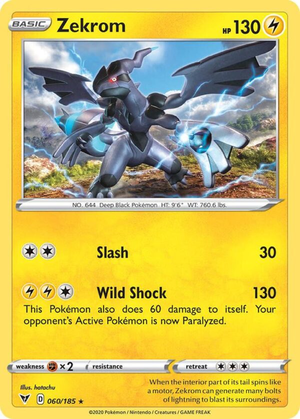 Zekrom 060/185 (Cosmos Holo) Holofoil Miscellaneous Cards & Products