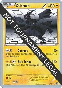 Zekrom | 2011 (Ross Cawthon) | 47/114 | Normal | World Championship Decks