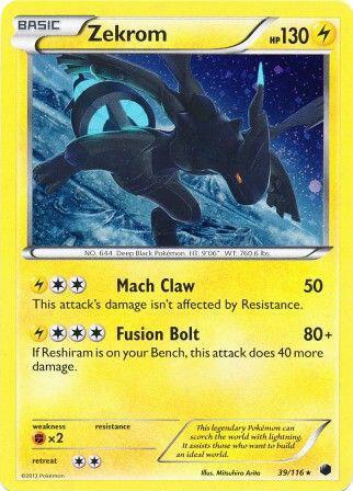 Zekrom 39/116 (Cosmos Holo) 039/116 Holofoil Miscellaneous Cards & Products Zekrom 39/116 (Cosmos Holo) 039/116 Holofoil Miscellaneous Cards & Products