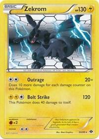 Zekrom 50/99 (Next Destinies) 050/099 Holofoil Deck Exclusives