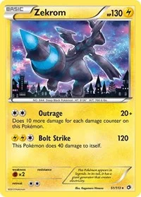 Zekrom | 51/113 | Reverse Holofoil | Legendary Treasures