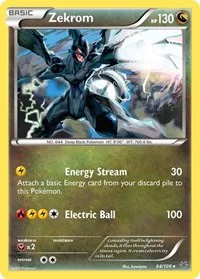 Zekrom | 64/108 | Holofoil | XY - Roaring Skies
