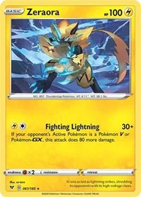 Zeraora | 061/185 | Holofoil | SWSH04: Vivid Voltage
