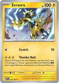 Zeraora | 078/182 | Reverse Holofoil | SV10: Destined Rivals