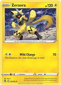 Zeraora | 102/264 | Reverse Holofoil | SWSH08: Fusion Strike Zeraora | 102/264 | Reverse Holofoil | SWSH08: Fusion Strike