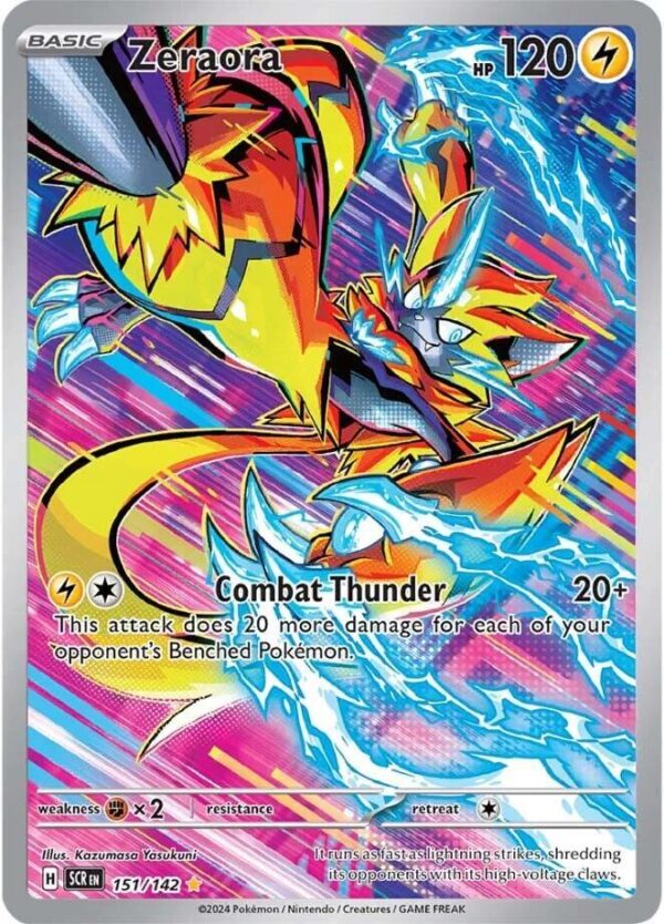 Zeraora 151/142 Holofoil SV07: Stellar Crown