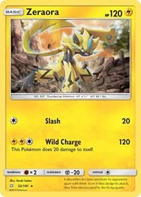 Zeraora | 52/181 | Reverse Holofoil | SM - Team Up