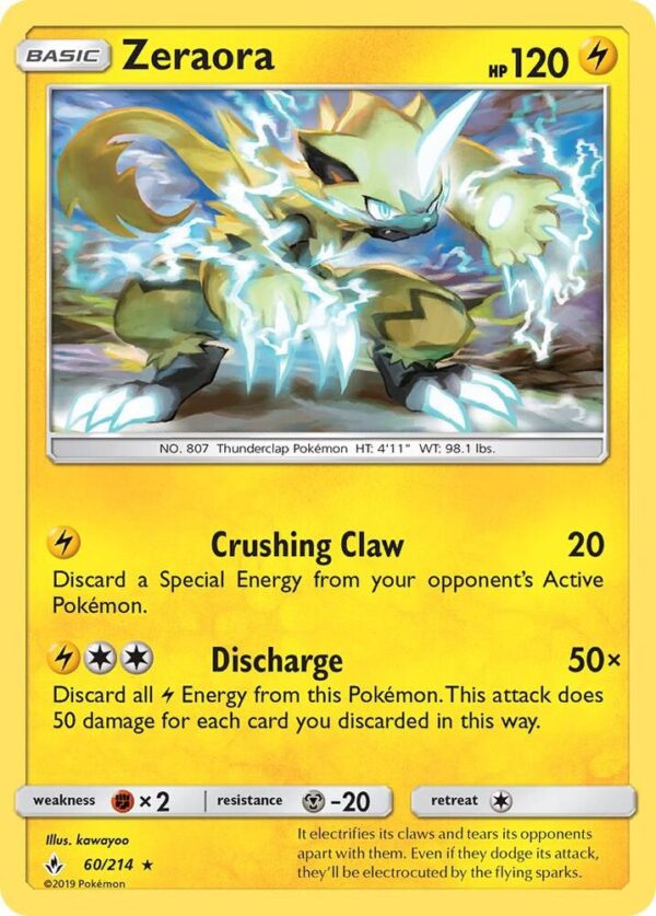 Zeraora 60/214 Normal SM – Unbroken Bonds