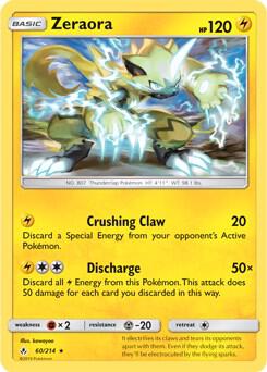 Zeraora 60/214 (SM Unbroken Bonds) (Cracked Ice Holo) 060/214 Holofoil Deck Exclusives