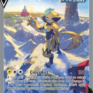 Zeraora V (Alternate Full Art) 166/198 Holofoil SWSH06: Chilling Reign Zeraora V (Alternate Full Art) 166/198 Holofoil SWSH06: Chilling Reign