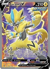 Zeraora V (Full Art) | 165/198 | Holofoil | SWSH06: Chilling Reign